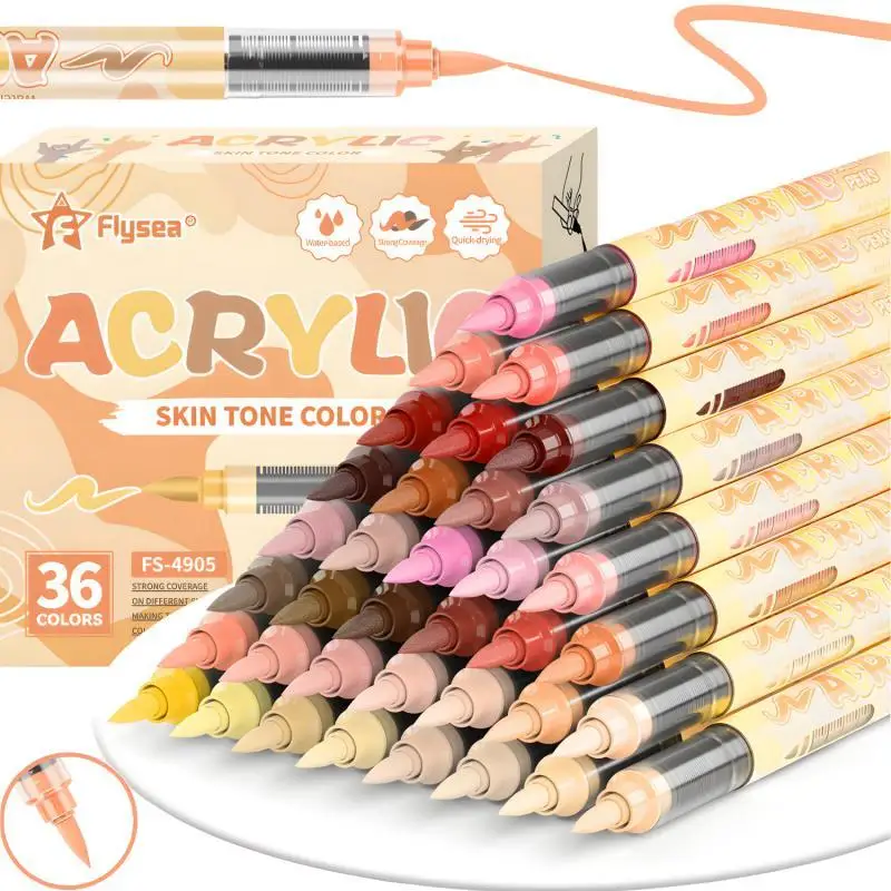 12-72 Spidol Warna Kulit denga - Paint Brush ulasan dan harga