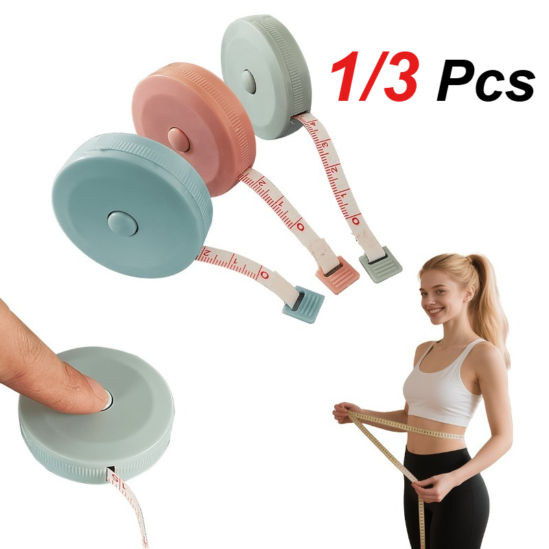 1/3 PCS Pita Ukur Lingkaran un - Tape Measure ulasan dan harga