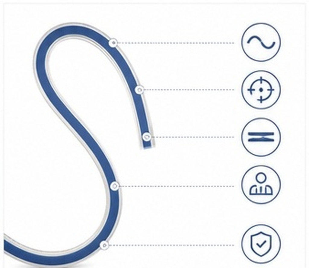 Penggaris Lengkung Ular 50Cm,  - Tape Measure ulasan dan harga