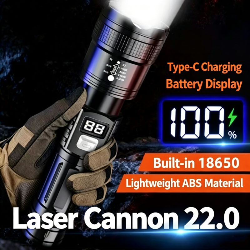 Senter Laser Taktis dengan Fit - Tape Measure ulasan dan harga