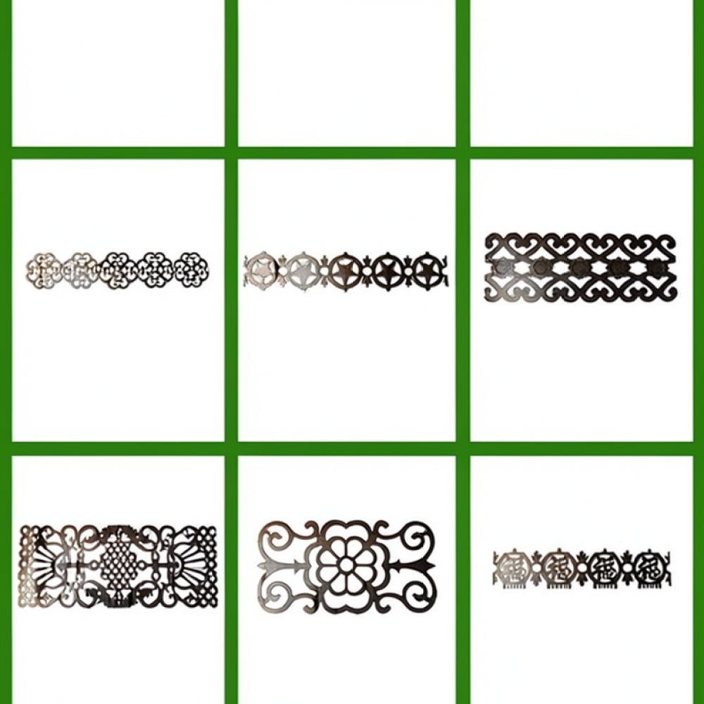 Panel Ornamen Besi Tempa untuk - Home Improvement Fence ulasan dan harga